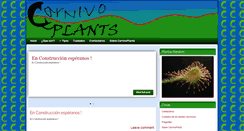 Desktop Screenshot of carnivoplants.com