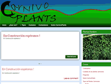 Tablet Screenshot of carnivoplants.com